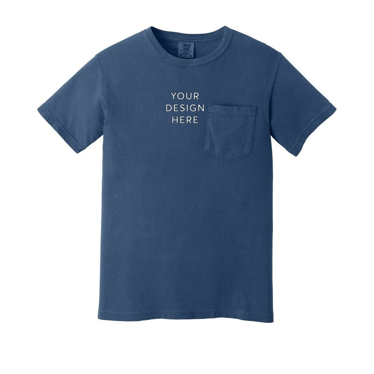 COMFORT COLORS Heavyweight Ring Spun Pocket Tee