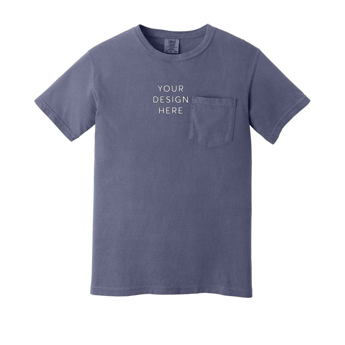 COMFORT COLORS Heavyweight Ring Spun Pocket Tee