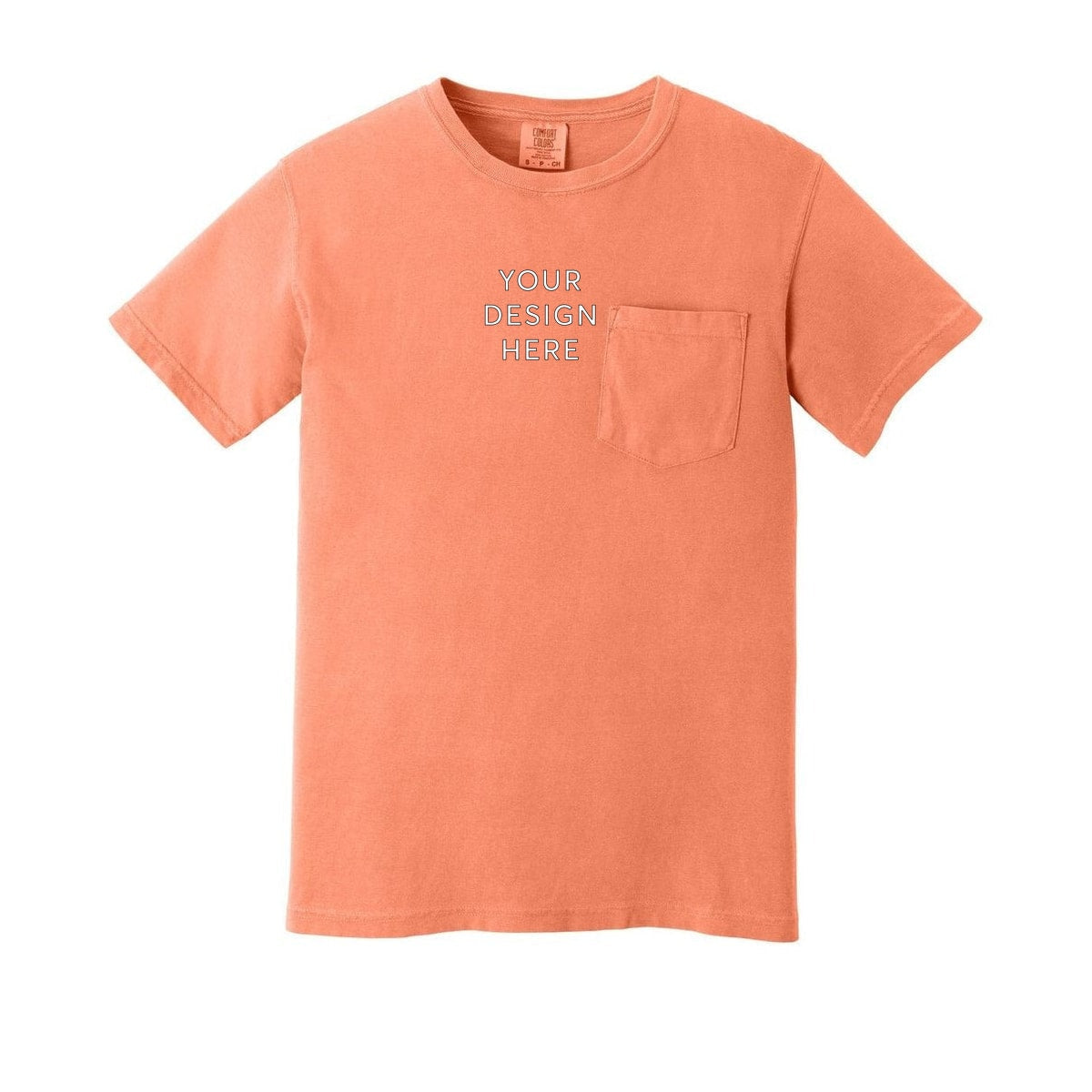 COMFORT COLORS Heavyweight Ring Spun Pocket Tee