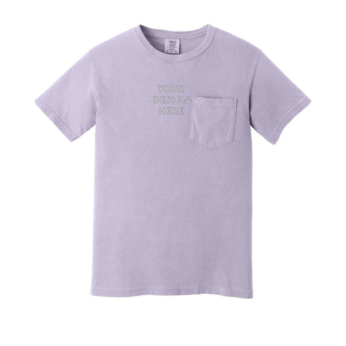 COMFORT COLORS Heavyweight Ring Spun Pocket Tee