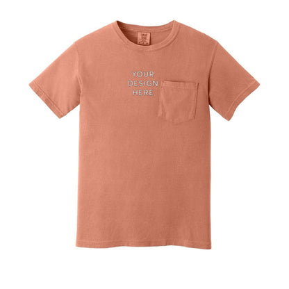 COMFORT COLORS Heavyweight Ring Spun Pocket Tee
