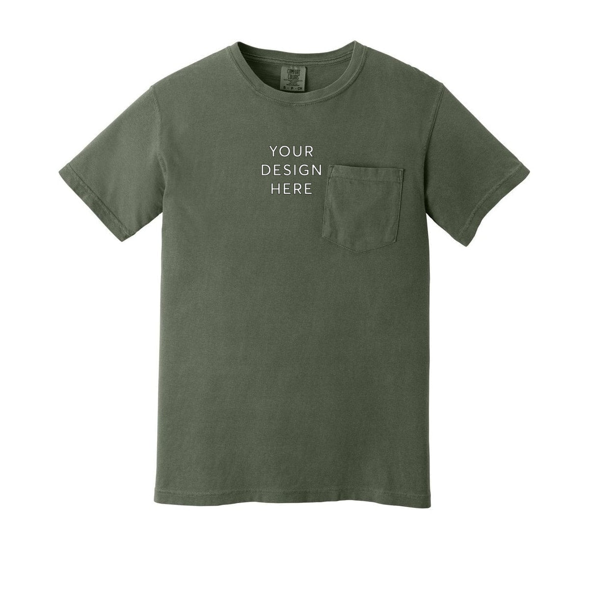 COMFORT COLORS Heavyweight Ring Spun Pocket Tee