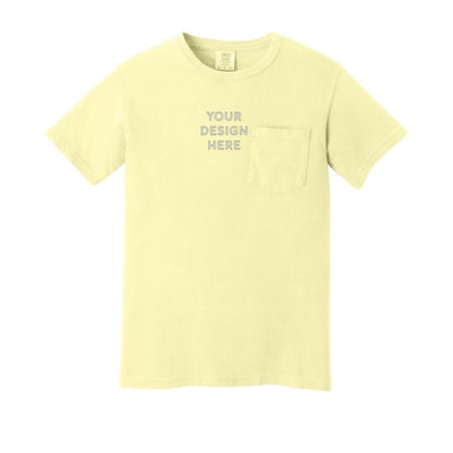 COMFORT COLORS Heavyweight Ring Spun Pocket Tee