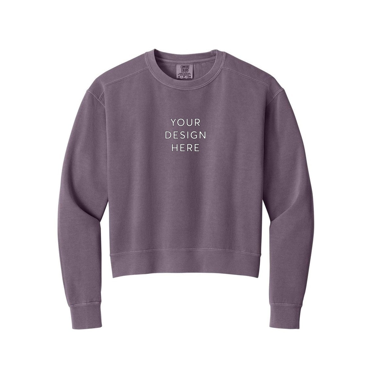 Comfort Colors Women's Mid-Length Crewneck Sweatshirt