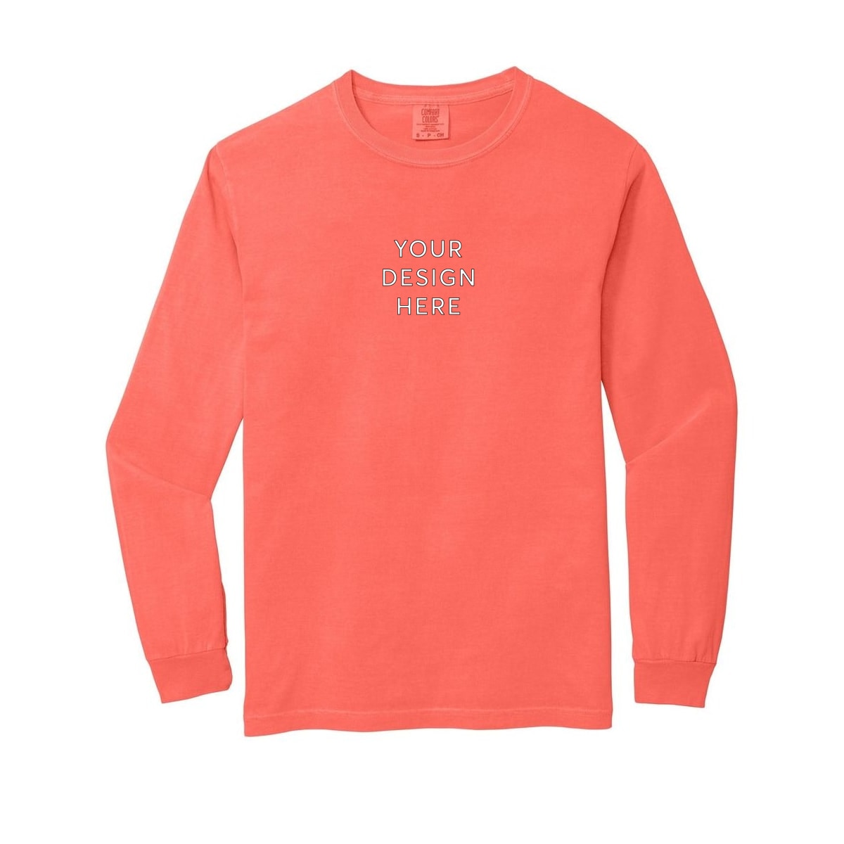 COMFORT COLORS Heavyweight Ring Spun Long Sleeve Tee