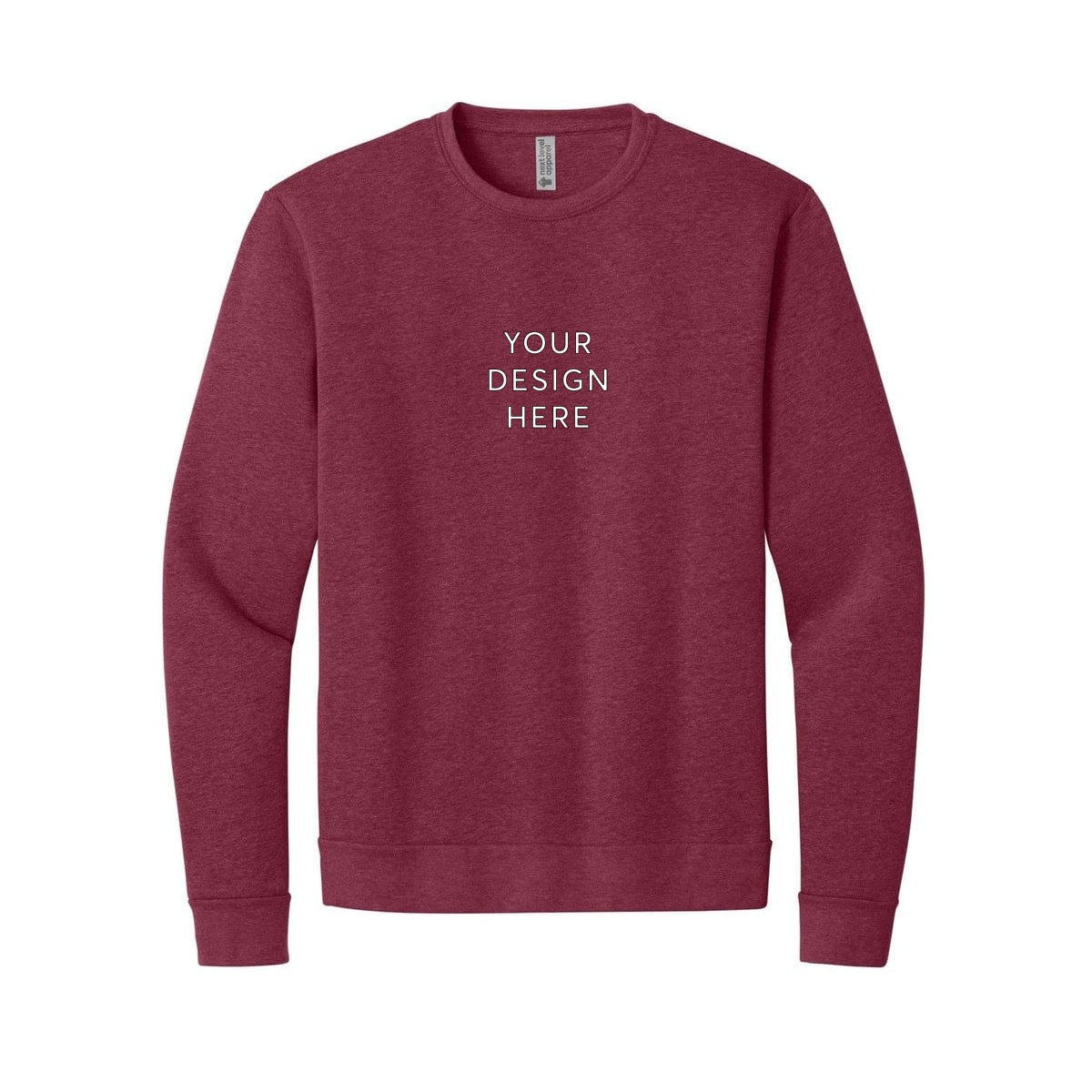 Next Level Apparel Adult Malibu Crewneck Sweatshirt