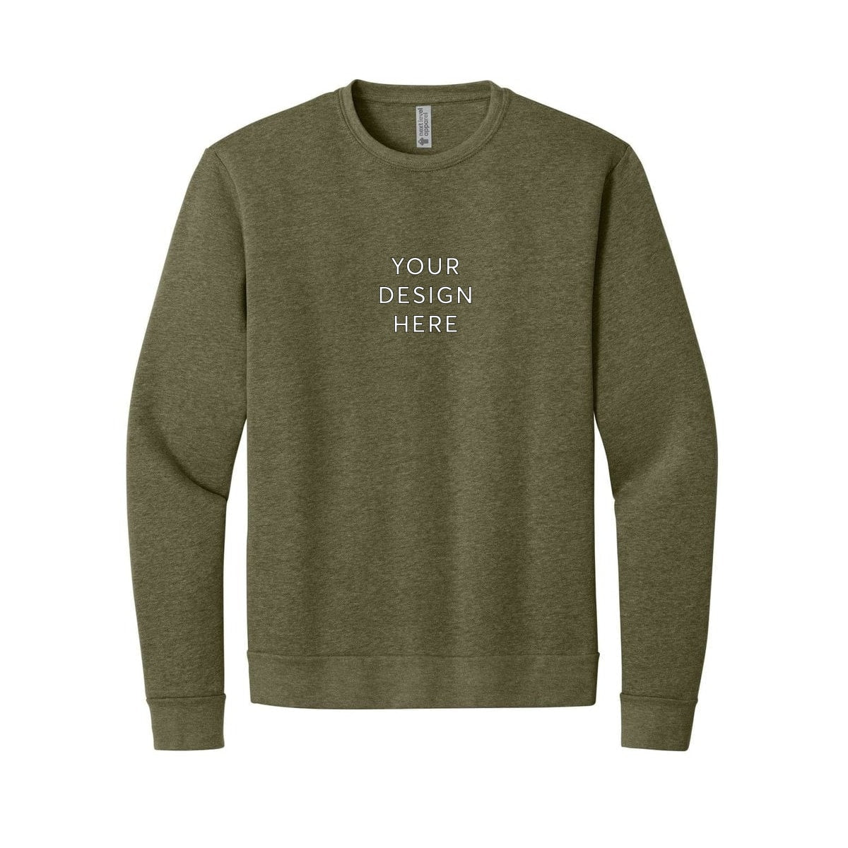 Next Level Apparel Adult Malibu Crewneck Sweatshirt