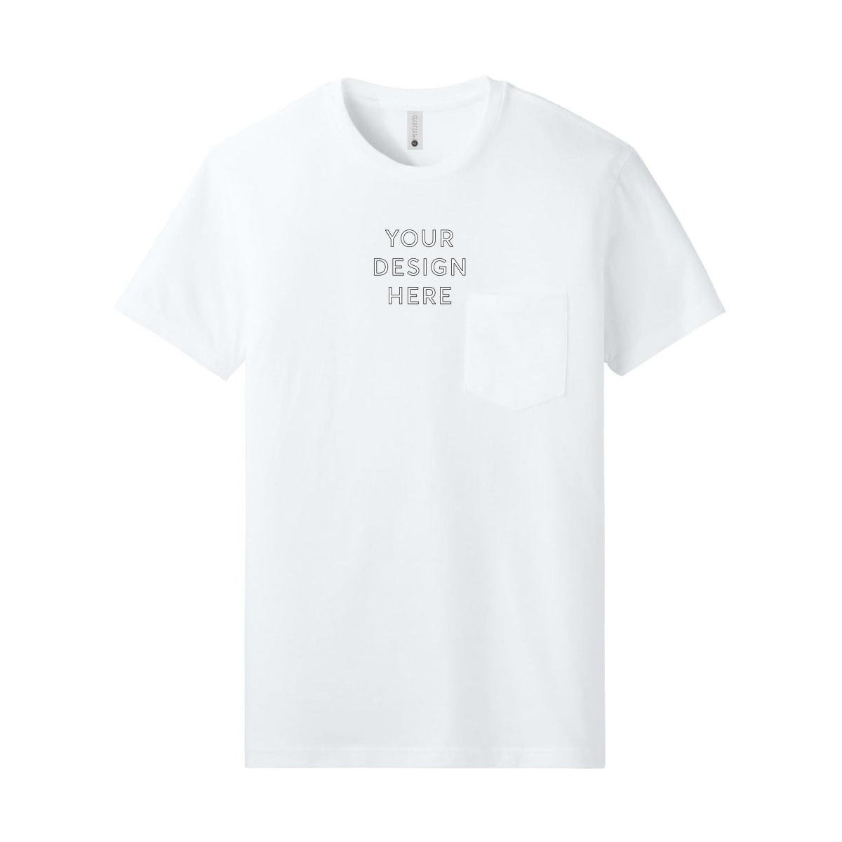 Next Level Apparel Cotton Pocket Tee