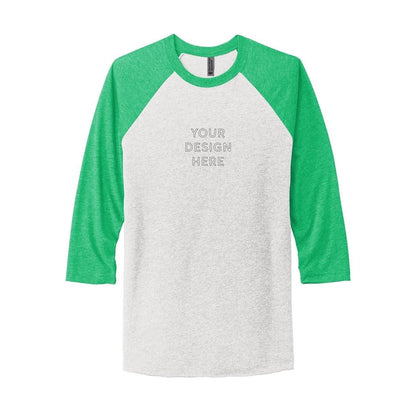 Next Level Apparel Adult Tri-Blend 3/4-Sleeve Raglan Tee
