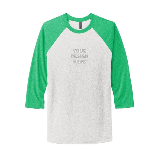 Next Level Apparel Adult Tri-Blend 3/4-Sleeve Raglan Tee