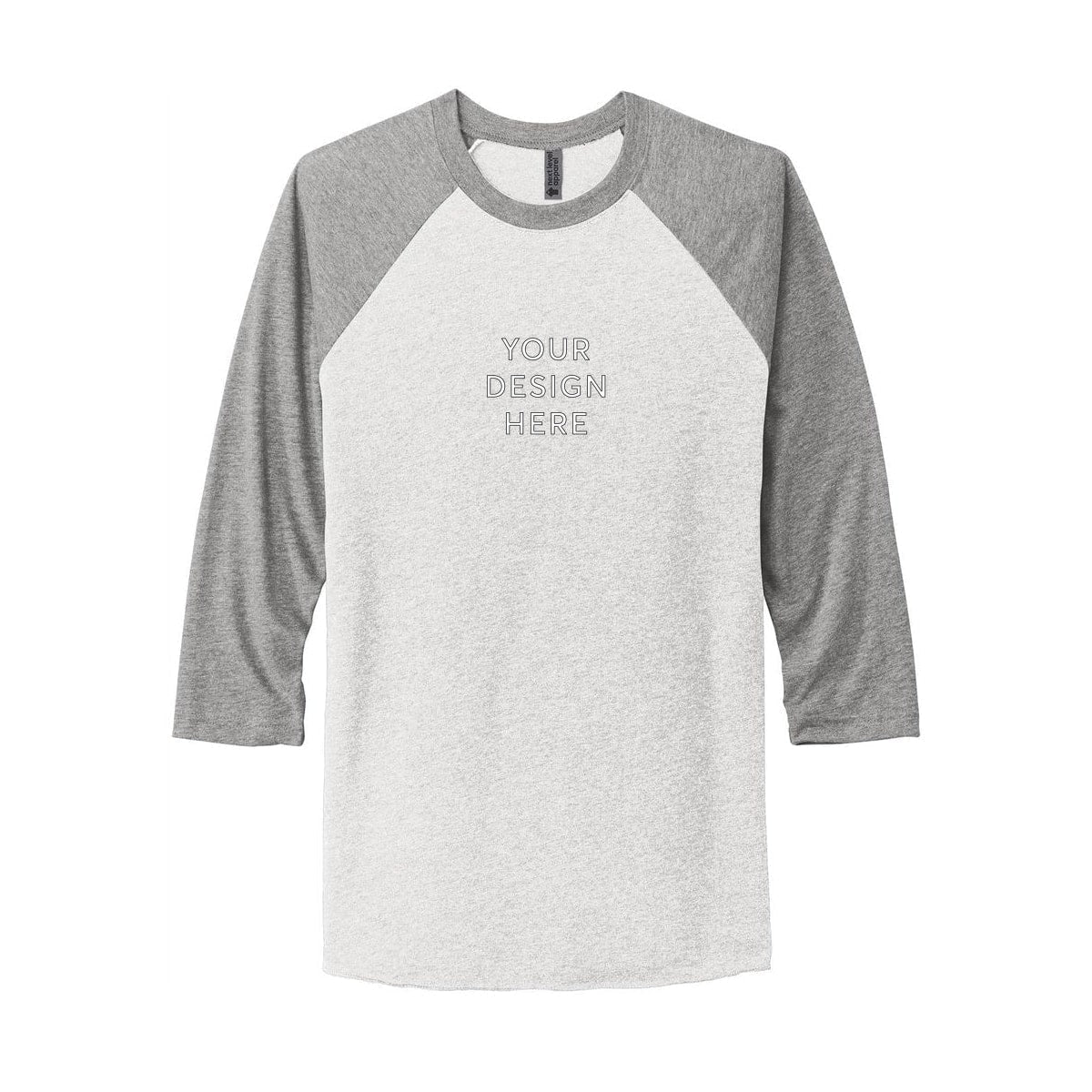 Next Level Apparel Adult Tri-Blend 3/4-Sleeve Raglan Tee