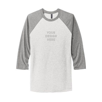 Next Level Apparel Adult Tri-Blend 3/4-Sleeve Raglan Tee