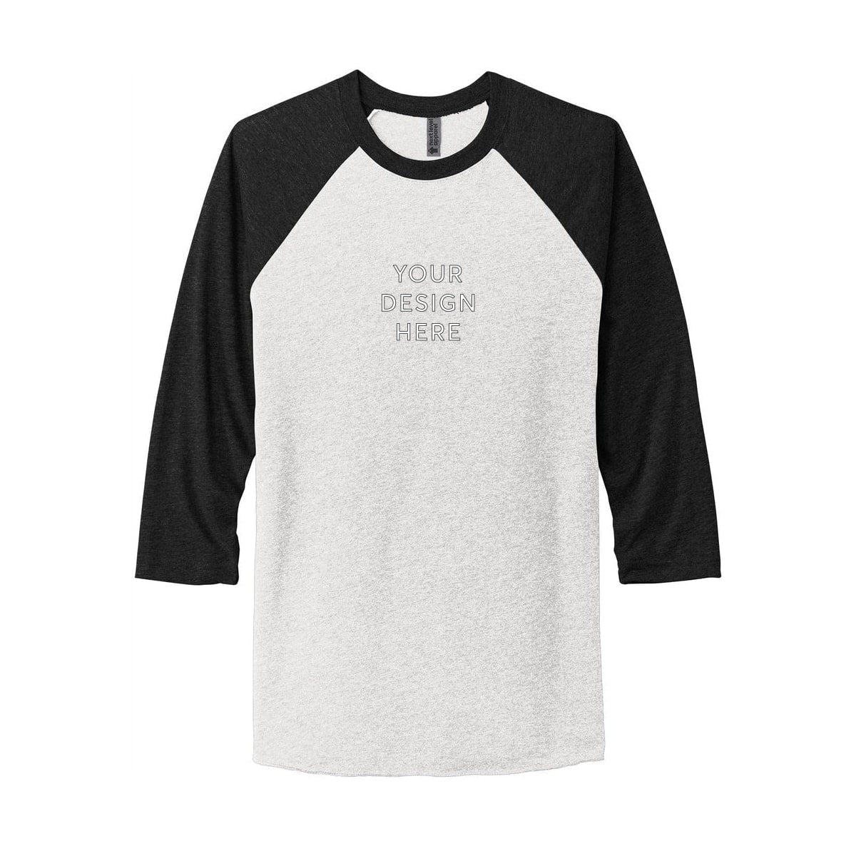 Next Level Apparel Adult Tri-Blend 3/4-Sleeve Raglan Tee