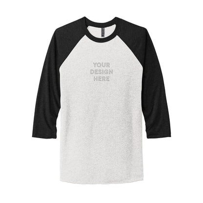 Next Level Apparel Adult Tri-Blend 3/4-Sleeve Raglan Tee