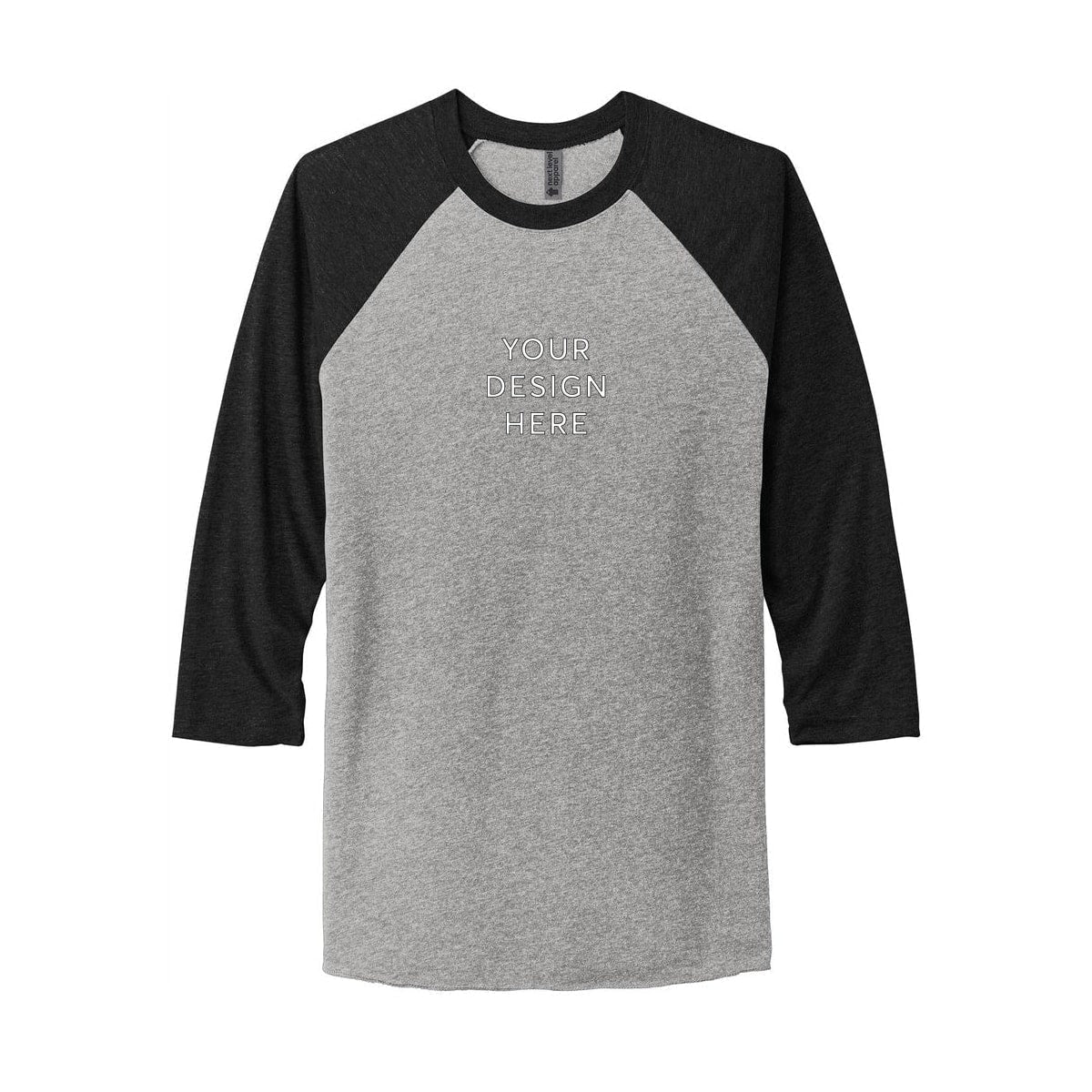 Next Level Apparel Adult Tri-Blend 3/4-Sleeve Raglan Tee