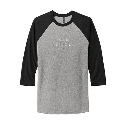 Next Level Apparel Adult Tri-Blend 3/4-Sleeve Raglan Tee