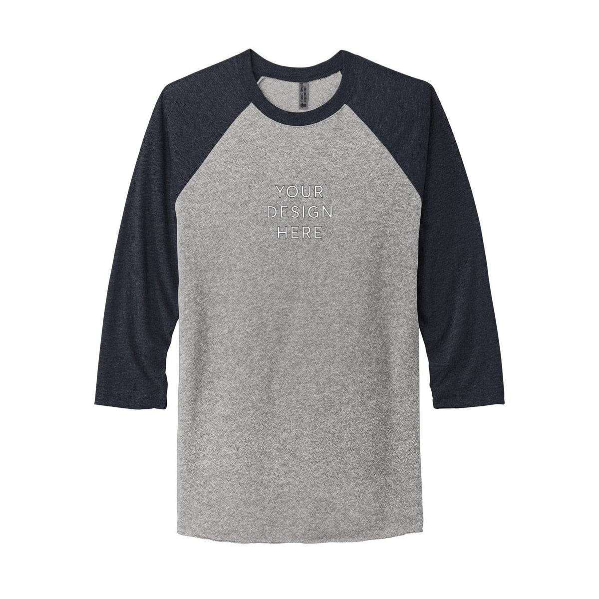 Next Level Apparel Adult Tri-Blend 3/4-Sleeve Raglan Tee