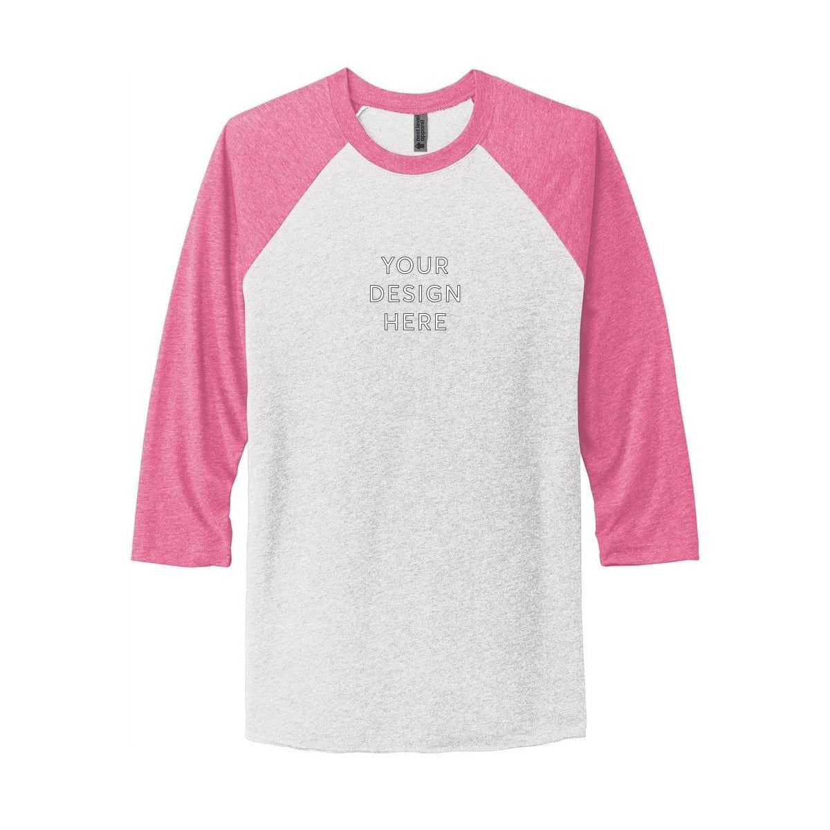 Next Level Apparel Adult Tri-Blend 3/4-Sleeve Raglan Tee