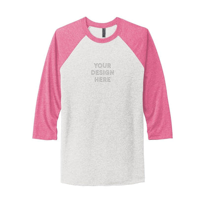 Next Level Apparel Adult Tri-Blend 3/4-Sleeve Raglan Tee
