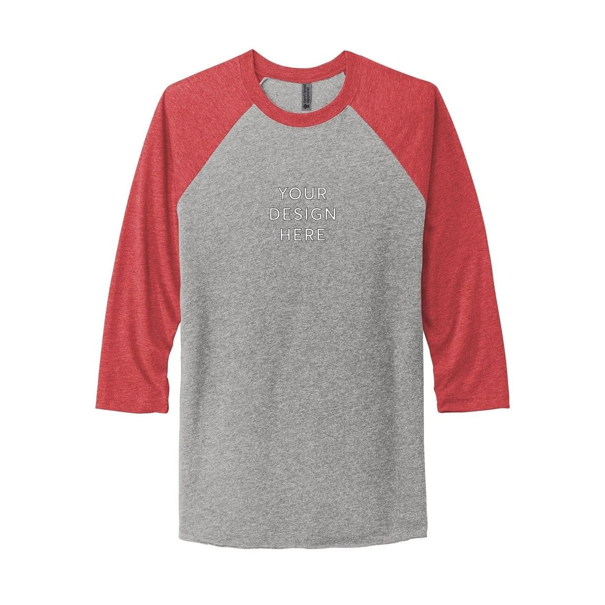 Next Level Apparel Adult Tri-Blend 3/4-Sleeve Raglan Tee