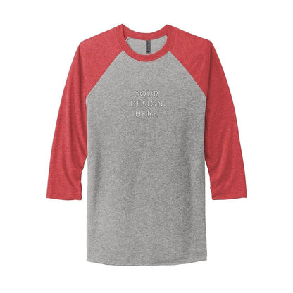 Next Level Apparel Adult Tri-Blend 3/4-Sleeve Raglan Tee