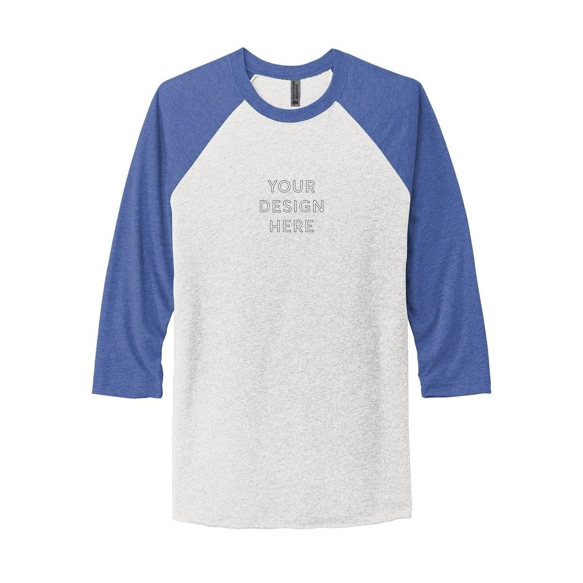Next Level Apparel Adult Tri-Blend 3/4-Sleeve Raglan Tee