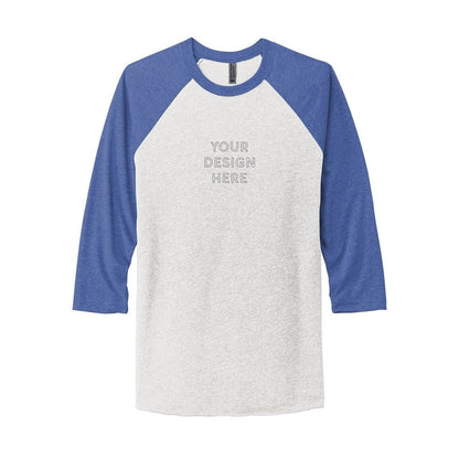 Next Level Apparel Adult Tri-Blend 3/4-Sleeve Raglan Tee