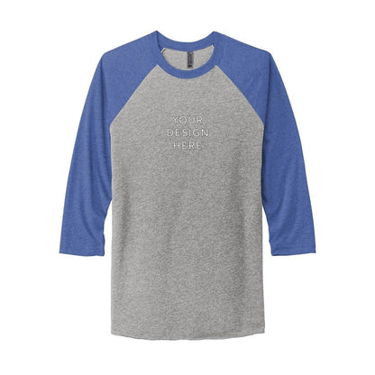 Next Level Apparel Adult Tri-Blend 3/4-Sleeve Raglan Tee