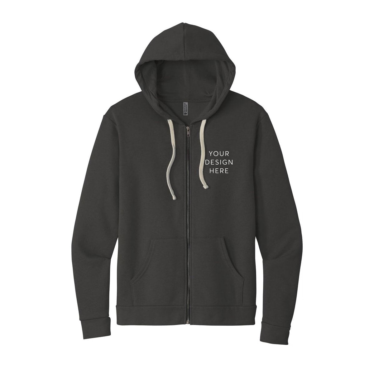 Next Level Apparel Adult Santa Barbara Zip Hoodie