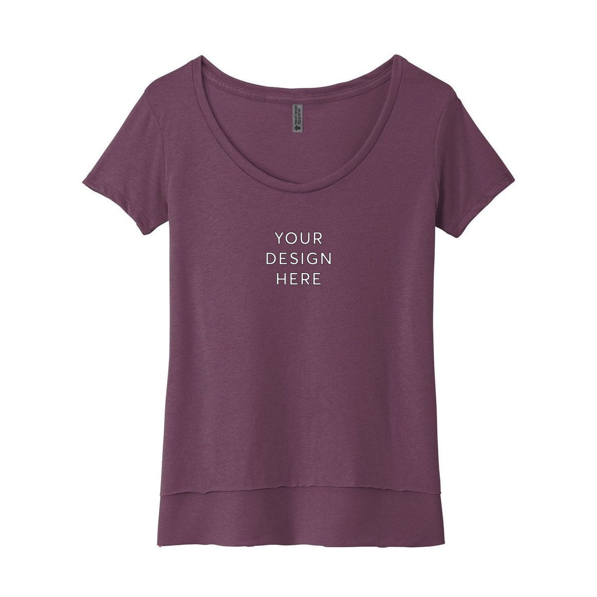 Next Level Apparel Women's Festival Scoop Neck Tee