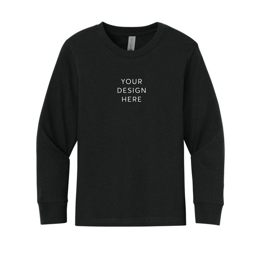 Next Level Apparel Youth Cotton Long Sleeve Tee
