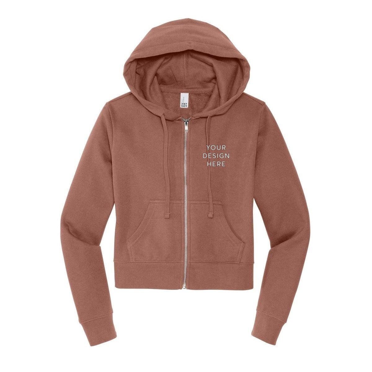 District Women's V.I.T. Fleece Full-Zip Hoodie