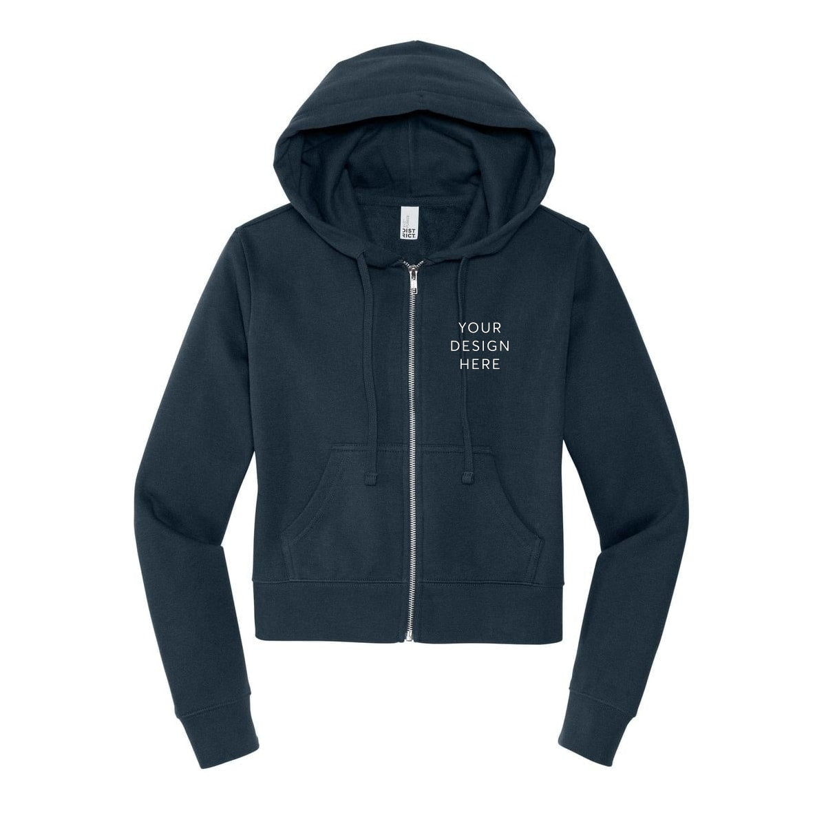 District Women's V.I.T. Fleece Full-Zip Hoodie
