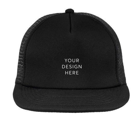 District Flat Bill Snapback Trucker Cap