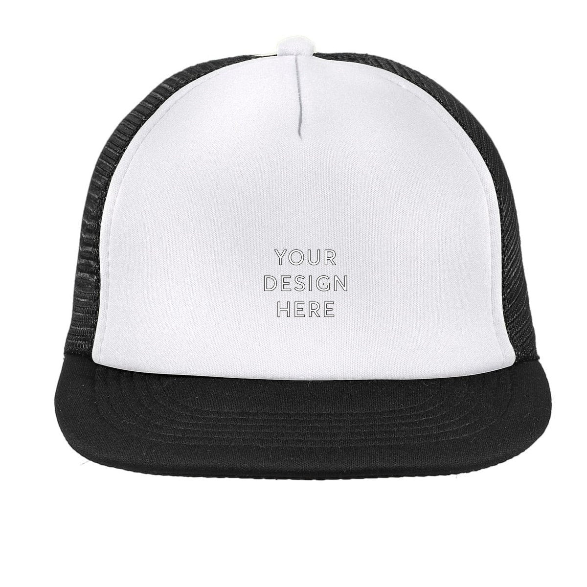 District Flat Bill Snapback Trucker Cap