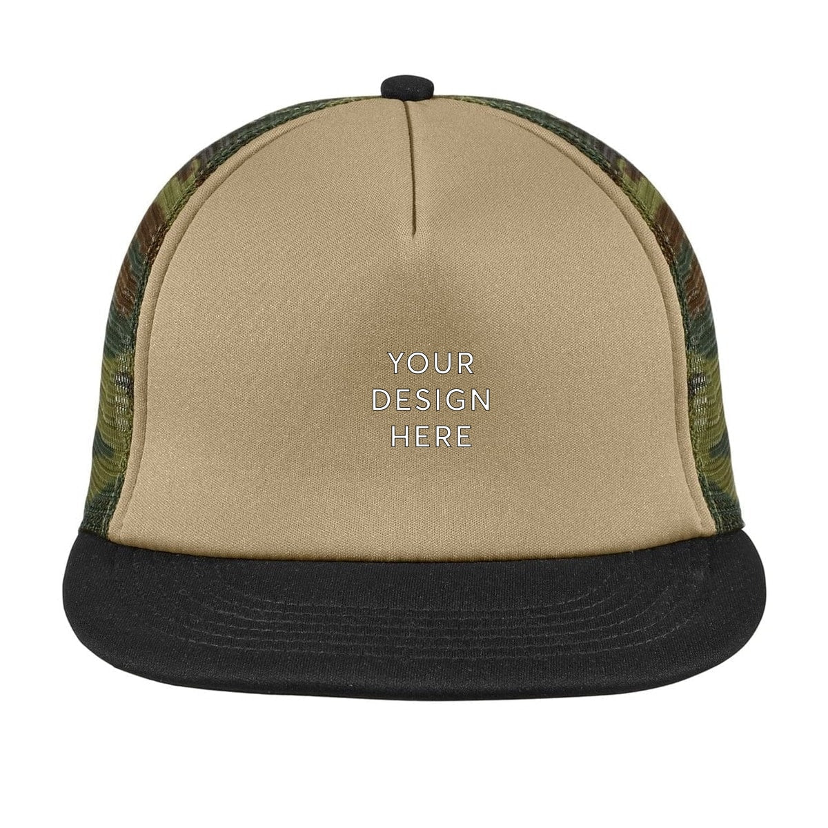 District Flat Bill Snapback Trucker Cap