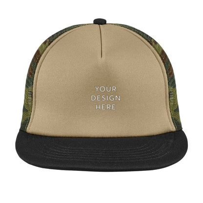 District Flat Bill Snapback Trucker Cap