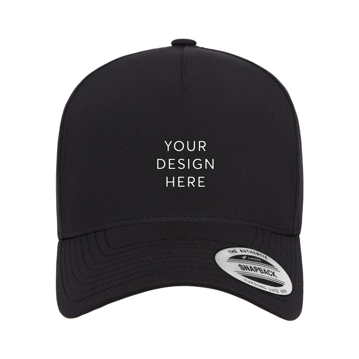 Five-Panel Snapback with Perforated Cap