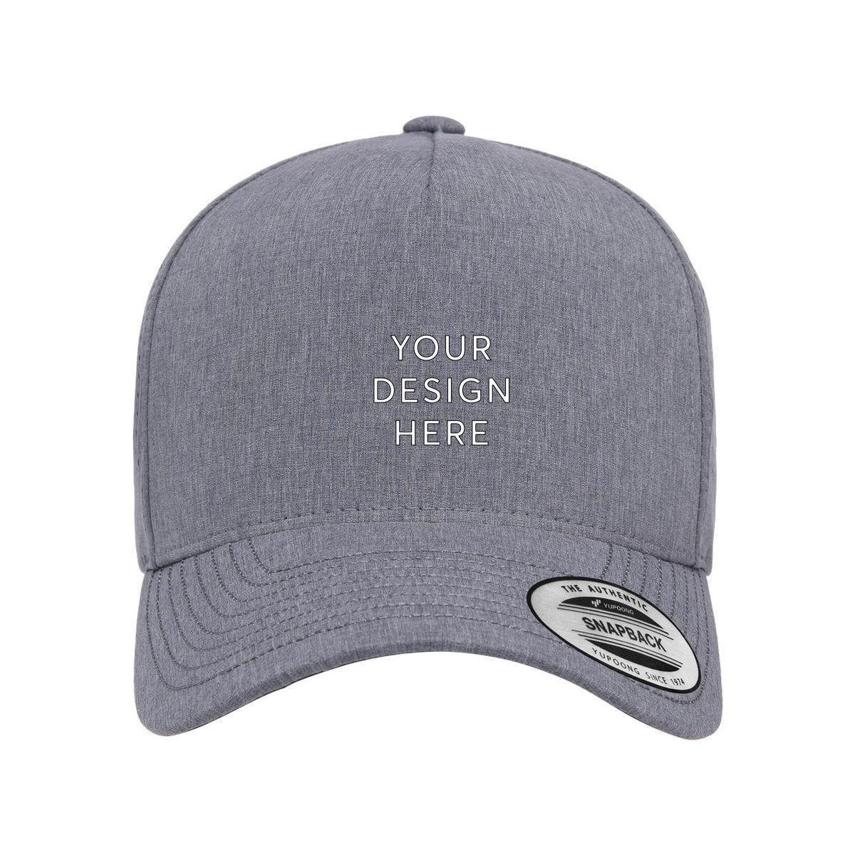 Five-Panel Snapback with Perforated Cap