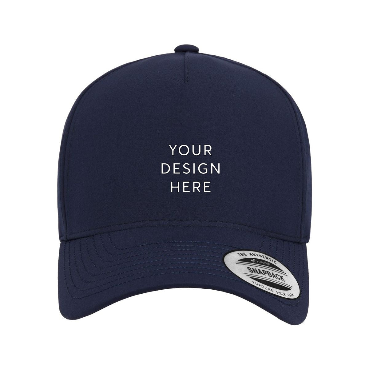 Five-Panel Snapback with Perforated Cap