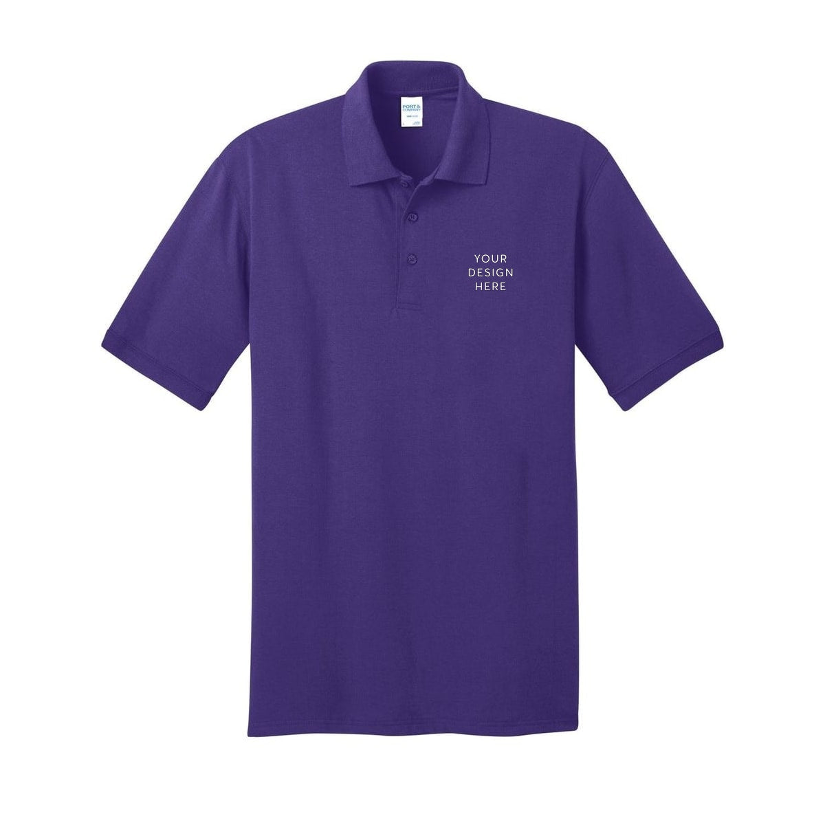 Port & Co Tall Core Blend Jersey Knit Polo