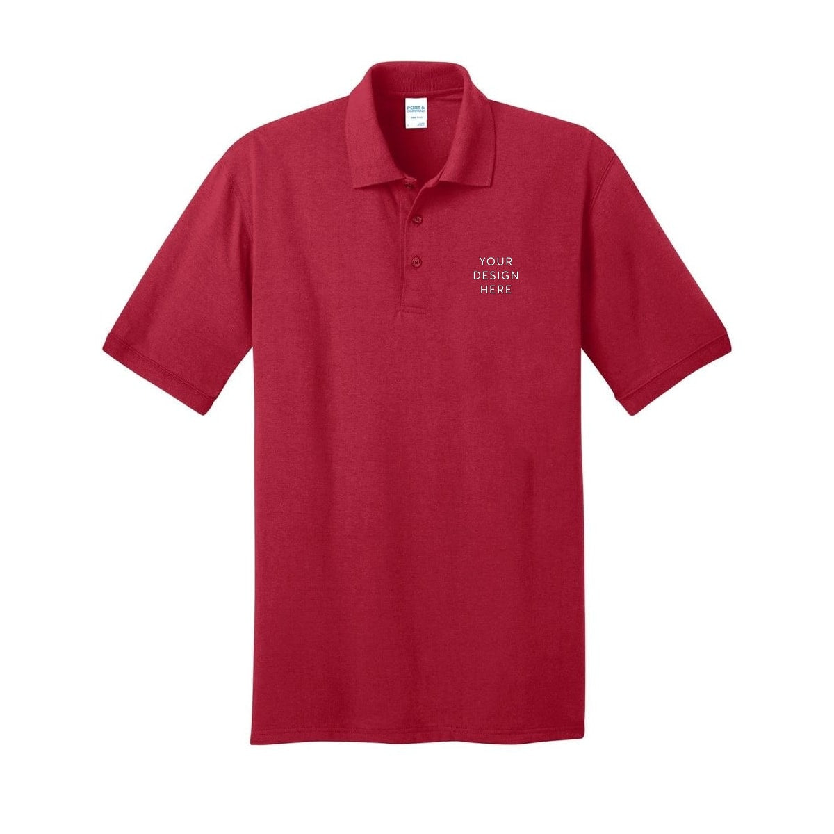 Port & Co Tall Core Blend Jersey Knit Polo