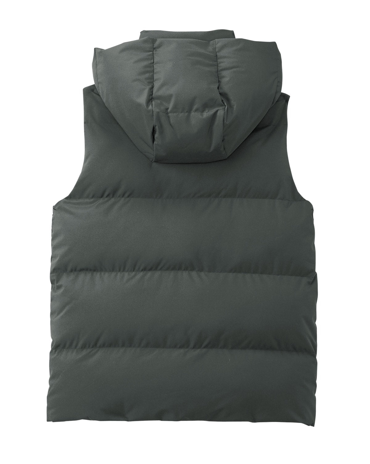 embroidered-women-s-puffer-vest — Anchor Grey back