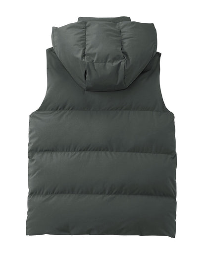 embroidered-women-s-puffer-vest — Anchor Grey back