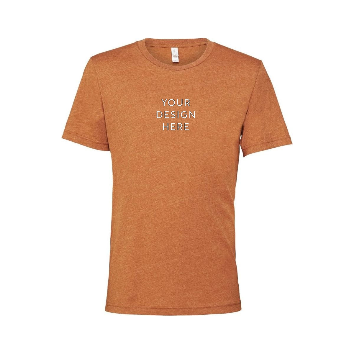 BELLA+CANVAS Unisex Heather Jersey Short Sleeve Tee - Heather Autumn