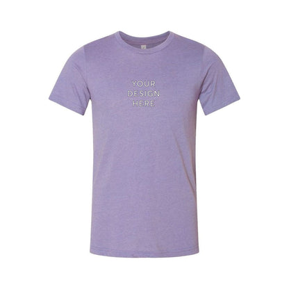 BELLA+CANVAS Unisex Heather Jersey Short Sleeve Tee - Heather Dark Lavender