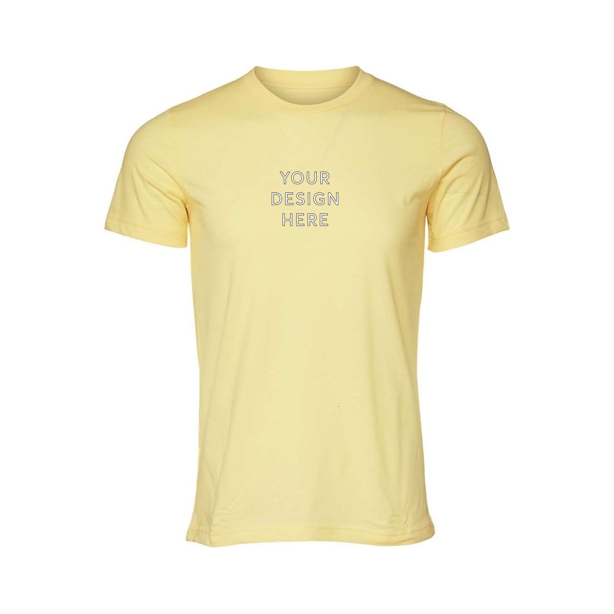 BELLA+CANVAS Unisex Heather Jersey Short Sleeve Tee - Heather French Vanilla