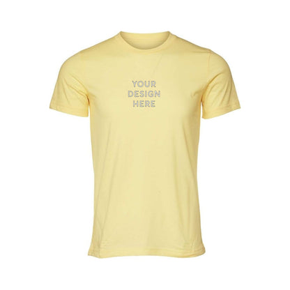 BELLA+CANVAS Unisex Heather Jersey Short Sleeve Tee - Heather French Vanilla