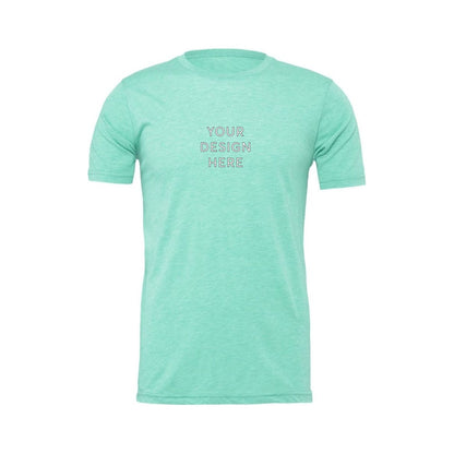 BELLA+CANVAS Unisex Heather Jersey Short Sleeve Tee - Heather Mint