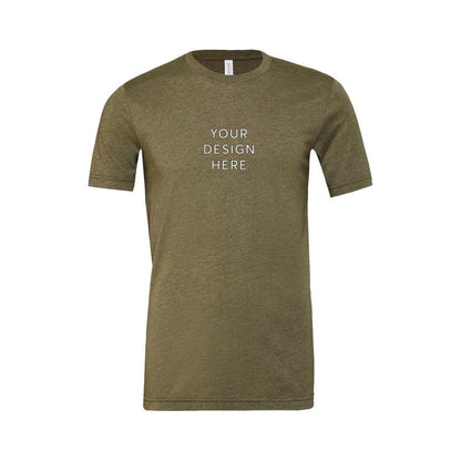 BELLA+CANVAS Unisex Heather Jersey Short Sleeve Tee - Heather Olive